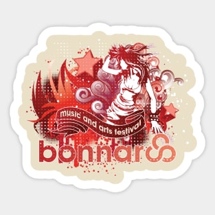 Bonnnaroo Girl Sticker